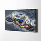 Leinwand Kunstdruck - Valentino Rossi - "Rossifumi" - VR91