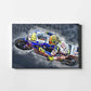 Leinwand Kunstdruck - Valentino Rossi - "Rossifumi" - VR91