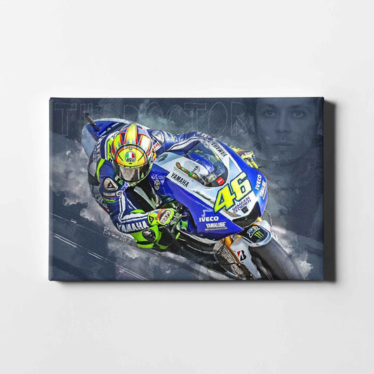 Leinwand Kunstdruck - Valentino Rossi - "The Doctor" - VR93