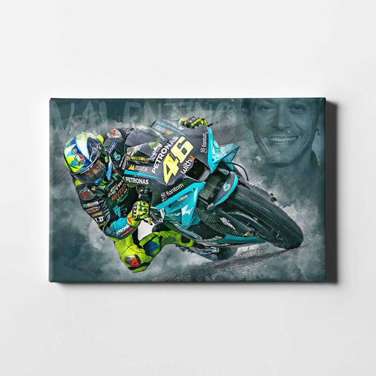 Leinwand Kunstdruck - Valentino Rossi - "Valentino" - VR94