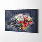 Leinwand Kunstdruck - Valentino Rossi - "Desmo" - VR96