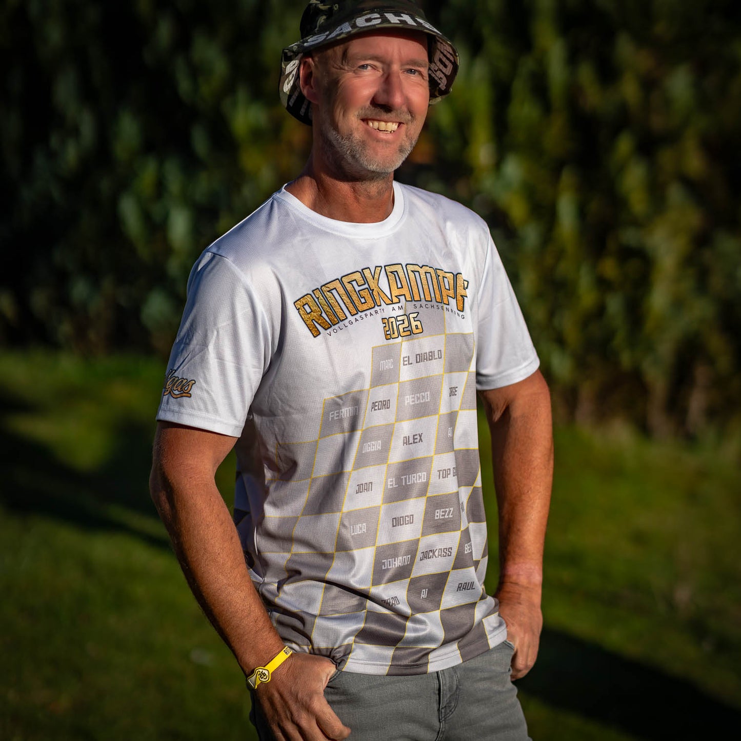 Limitiertes Sachsenring Shirt "RINGKAMPF 2026" inkl. Armband - nur 500 Stück