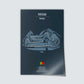 Poster der MotoGP und Formel 1 Rennstrecke "Portimao"