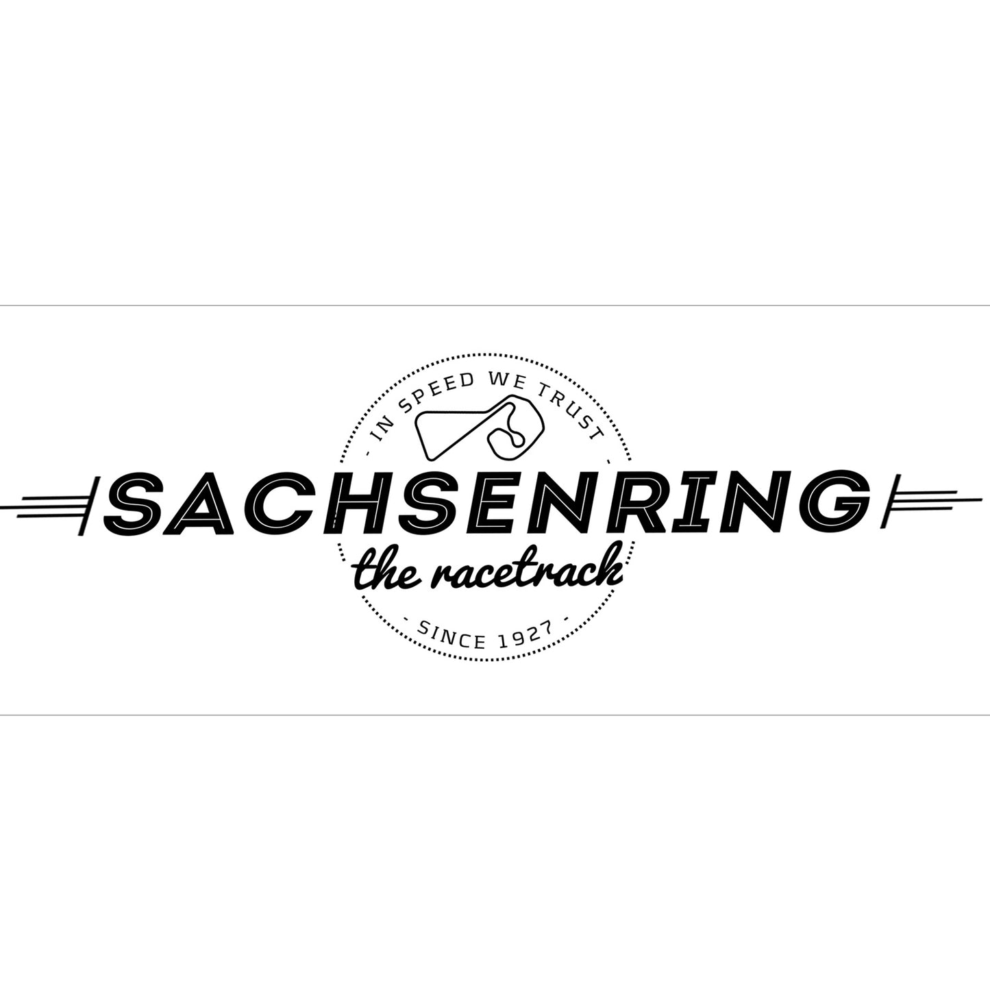 Emaille Becher - "Sachsenring - in speed we trust" - GPE01