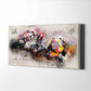 Leinwand Kunstdruck - Nicky Hayden & Marco Simoncelli - "ride in heaven" - HS01