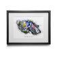 Valentino Rossi - Yamaha 2010 - Kunstdruck gerahmt - 40 x 30  cm