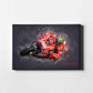 Leinwand Kunstdruck - Nicky Hayden - "born 2 ride" - NH03