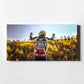 Leinwand Kunstdruck - Valentino Rossi - "yellow madness" - VR29